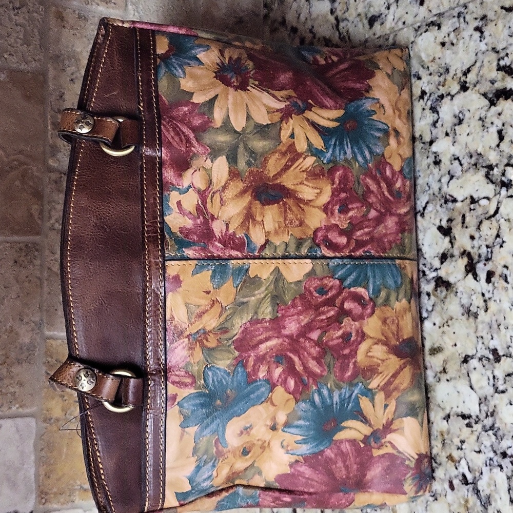 Patricia Nash Fresco Bouquet Poppy Tote - Picture 6 of 13